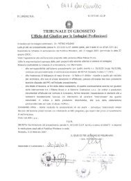 Decreto di archiviazione del procedimento penale N ... - Bruno Falzea