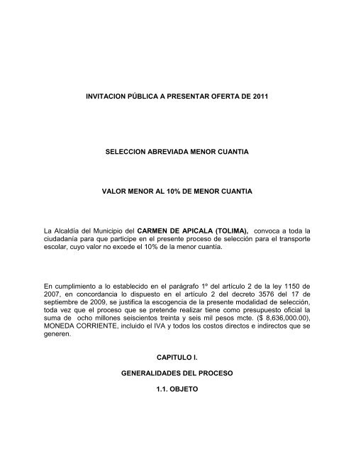 Descargar Invitacion A Presentar Propuestas Para Transporte Escolar