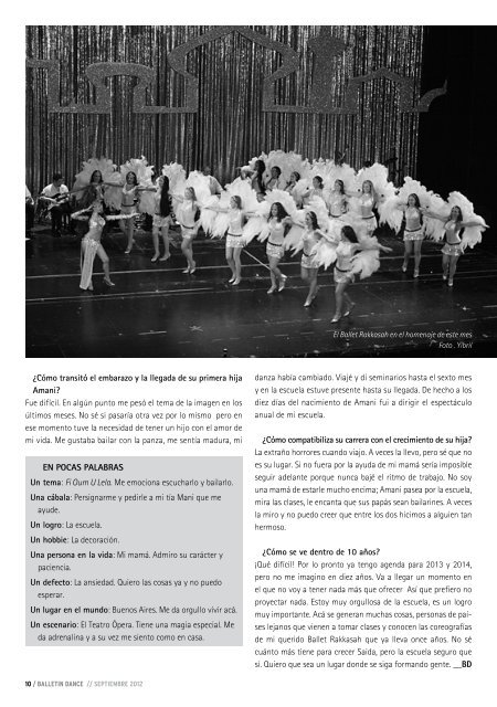 LA REVISTA AR GENTINA DE D ANZA SAIDA ... - Balletin Dance