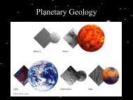 Planetary Geology