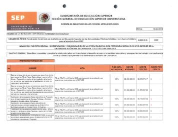 Reporte de avances abril 2012 ejercicio fiscal 2009 - Transparencia