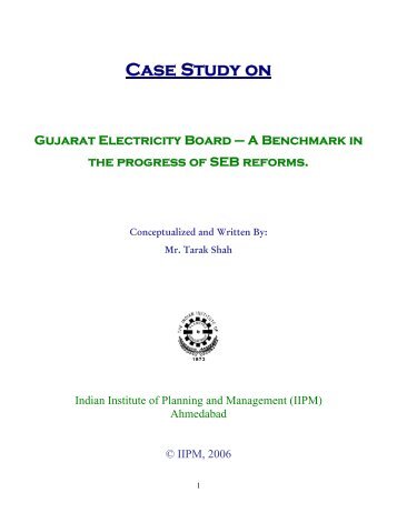 Gujarat Electricity Board - The IIPM Think Tank