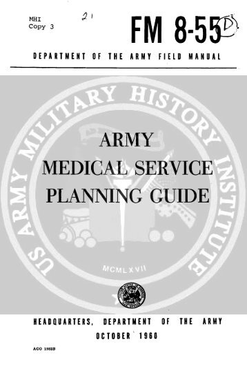 ( Army Medical Service Planning Guide ) 1960 - CARL - U.S. Army