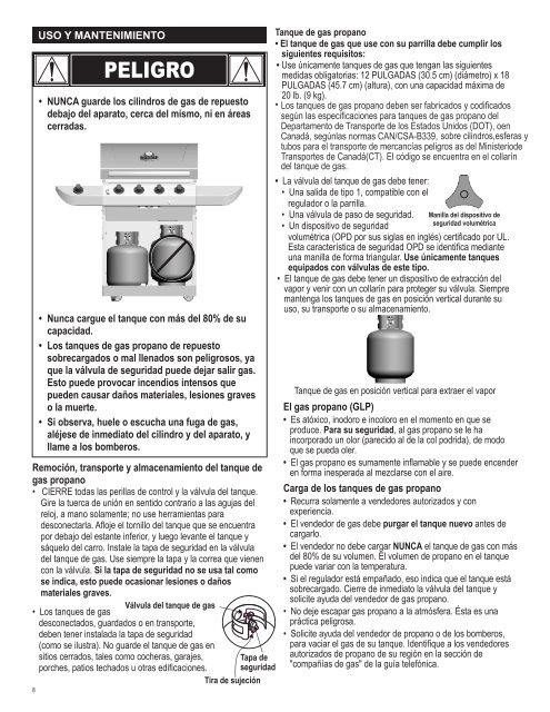 advertencia - Char-Broil Grills