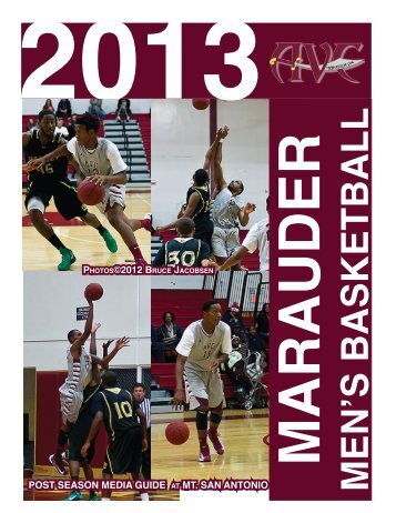 2013 Post Season Media Guide - Antelope Valley College Marauder ...