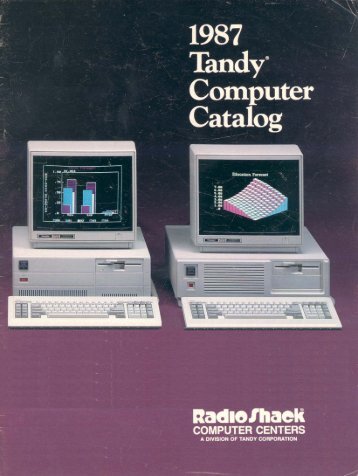 RSC-17 Computer Catalog (1987)(Radio Shack) - TRS-80 Color ...