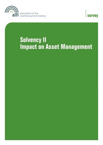 Solvency II survey - Alfi