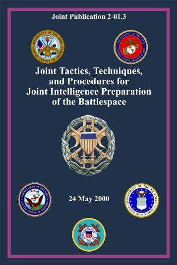 Joint Tactics, Techniques, and Procedures for Joint Intelligence