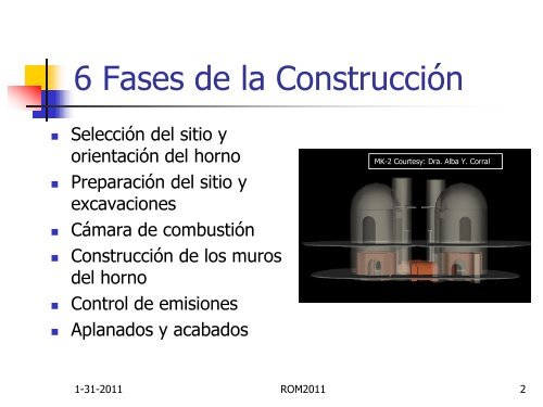 Construccion del horno MK2 - Red Ladrilleras