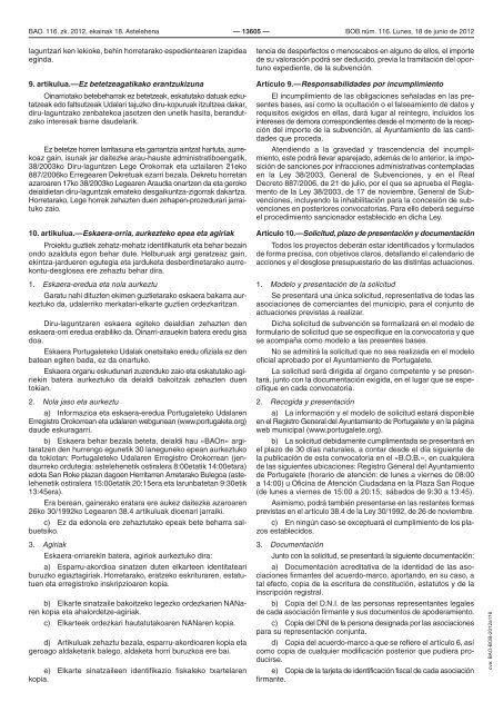 bizkaiko aldizkari ofiziala boletin oficial de bizkaia - Ayuntamiento ...