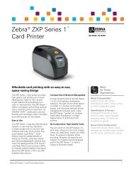 Zebra ZXP Series 1 System 1 Brochure | ID Wholesaler