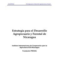 Estrategia para el Desarrollo Agropecuario y Forestal de Nicaragua