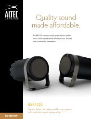 BXR1220 - Altec Lansing