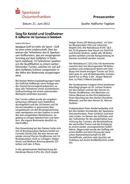 Vorlage Pressecenter Sparkasse Ostunterfranken