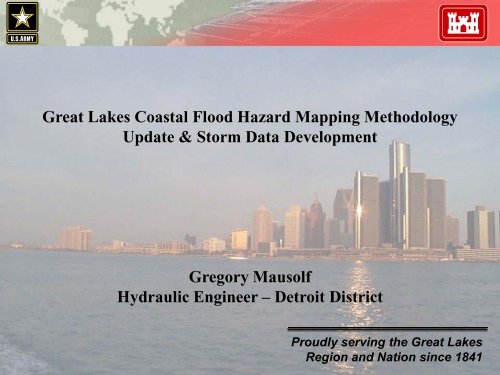 USACE Presentation from NYSFSMA 2011 - Great Lakes Coastal ...