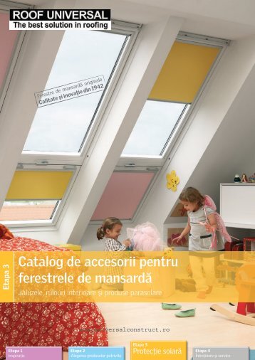 Catalog de accesorii pentru ferestrele de mansardÄ