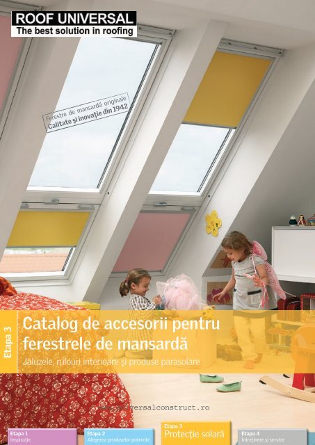 Catalog de accesorii pentru ferestrele de mansardÄ