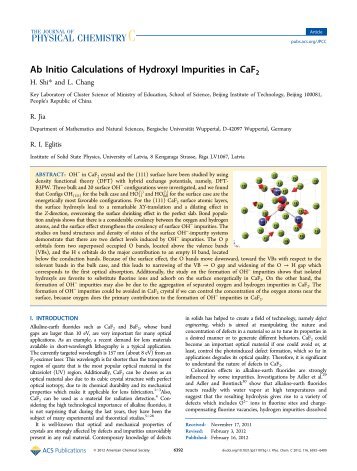 Ab Initio Calculations of Hydroxyl Impurities in CaF2