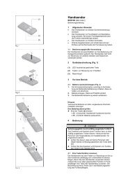 Betriebsanleitung Handsender BHS130 - Torbau Schwaben GmbH