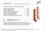 Amorphe und nanokristalline Standardkerne ... - Sekels GmbH