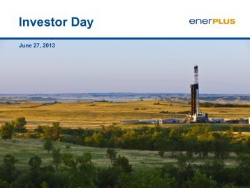 Investor Day Presentation - Enerplus