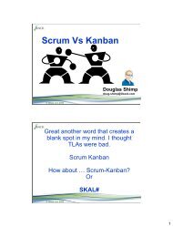 Scrum Vs Kanban - Doug Shimp - Agile Scrum Coach