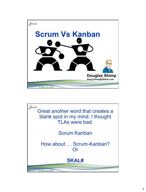 Scrum Vs Kanban - Doug Shimp - Agile Scrum Coach