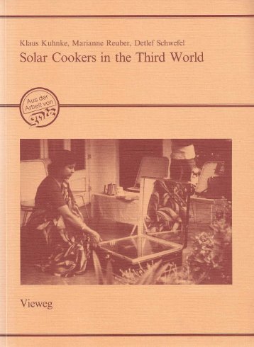 Solar Cookers in the Third World - Detlef Schwefel