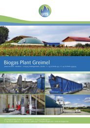 Biogas Plant Greimel - UTS Biogas