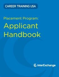 Placement Program: - InterExchange