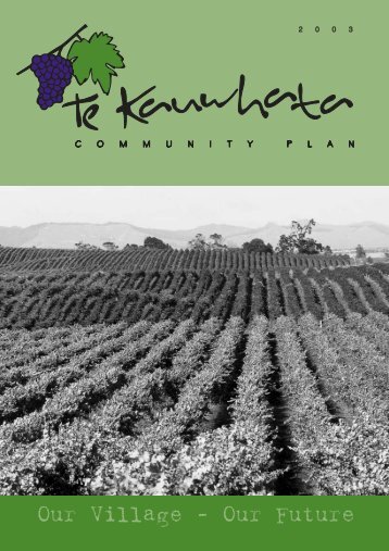 Te Kauwhata Community Plan.FH10 - Waikato District Council