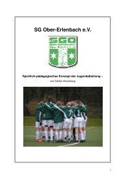 Jugendkonzept - SG Ober-Erlenbach