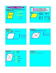 6.2 Parallelograms - Mrs. Foy's Classroom