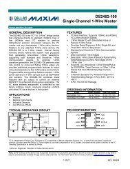 DS2482-100 Single-Channel 1-Wire Master