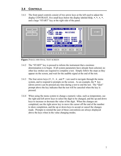 Computrac MAX-1000 User's Manual - Arizona Instrument