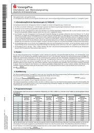 Informationen zum S-Vorsorge Plus Vertrag - Sparkasse Westholstein