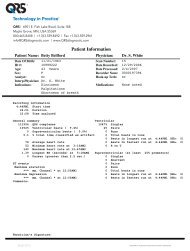 Holter Sample Report - QRS Diagnostic