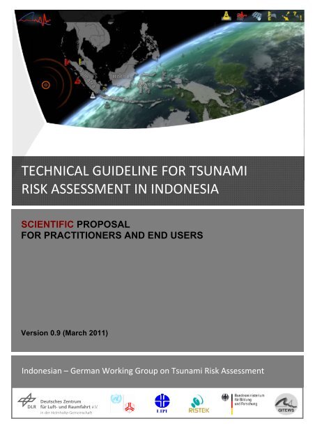 Technical Guideline For Tsunami Risk Assessment In Indonesia Gitews