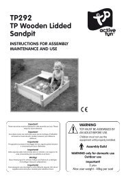 TP292 Wooden Lidded Sandpit A4 IN1995 Issue C 01 13 - TP Toys