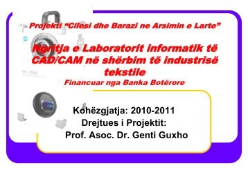 CAD/CAM per industrine tekstile