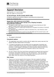 Appeal Decision - Cotswolds Area of Outstanding Natural Beauty