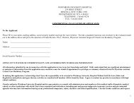 Letter of Recommendation - Winthrop University Hospital