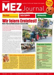 Wir feiern Erntefest! - MEZ GÃ¤gelow