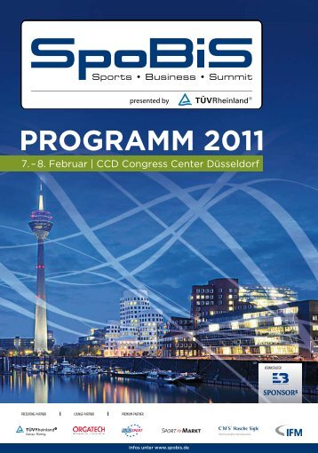 PROGRAMM 2011 - SPONSORs