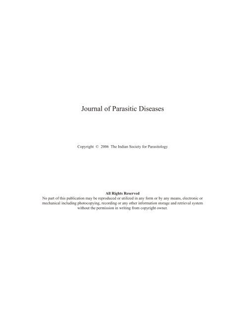 PDF File - The Indian Society for Parasitology