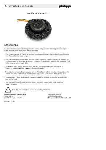 INSTRUCTION MANUAL INTRODUCTION - Philippi
