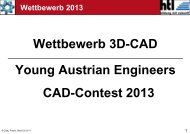 Wettbewerb 2013 - ARGE 3D-CAD