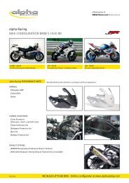 Bike configurator information (PDF) - alpha Racing