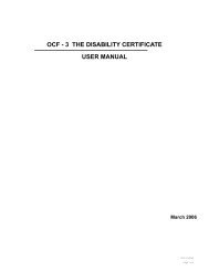 OCF 3 - The Disability Certificate - User Manual - HCAI