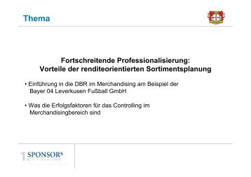 Fortschreitende Professionalisierung: Vorteile der ...